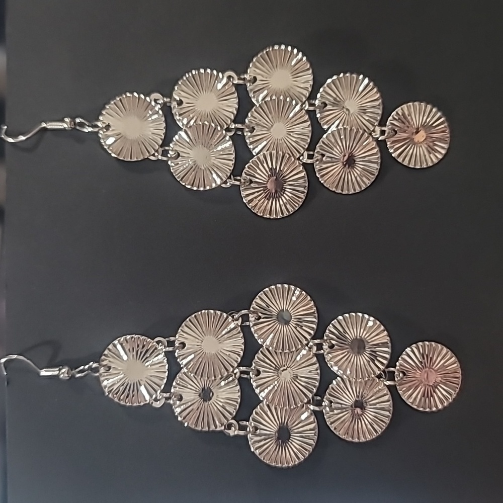 Silver Dangling Earrings